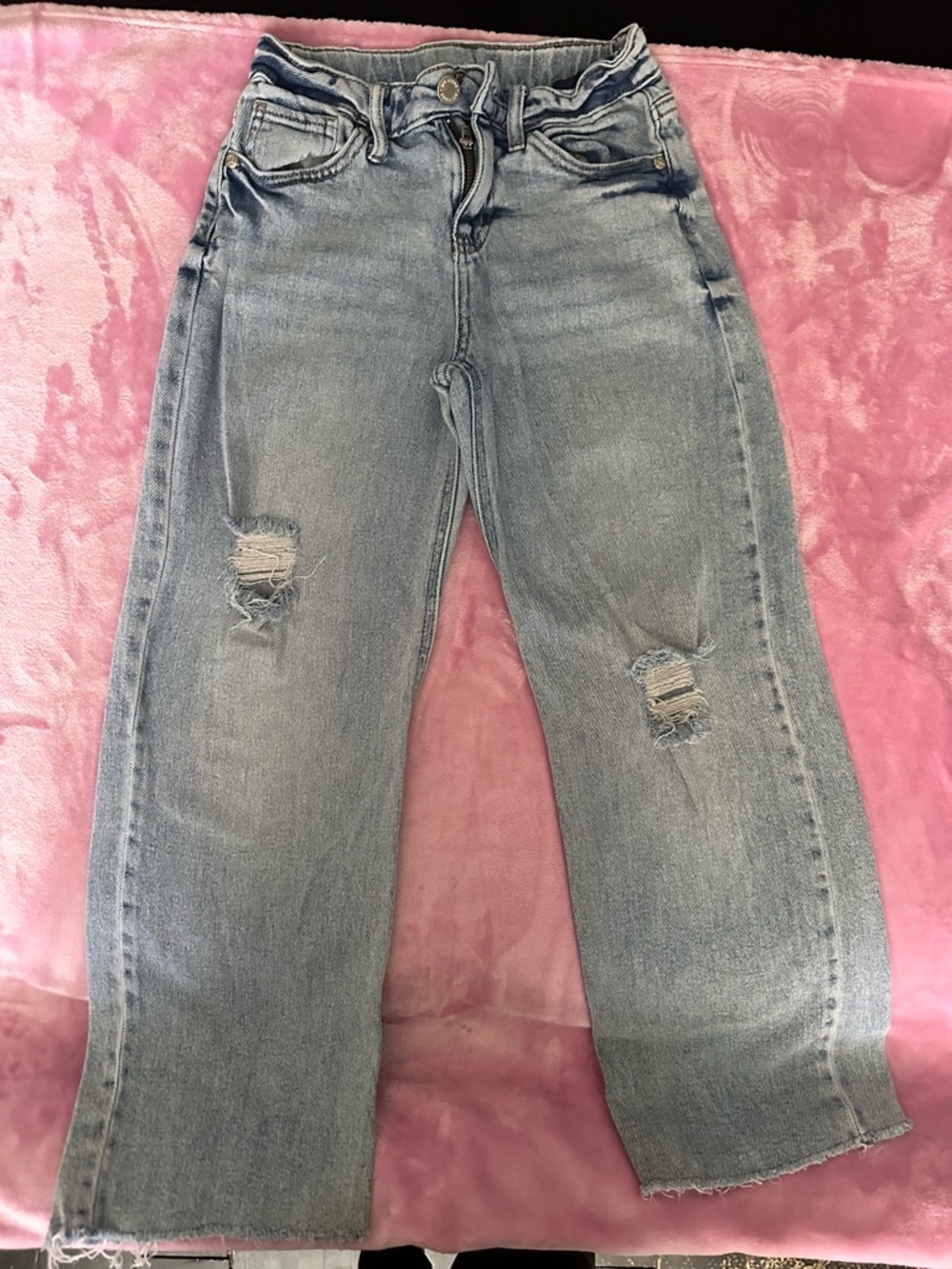 Light Blue Distressed Women’s Jeans